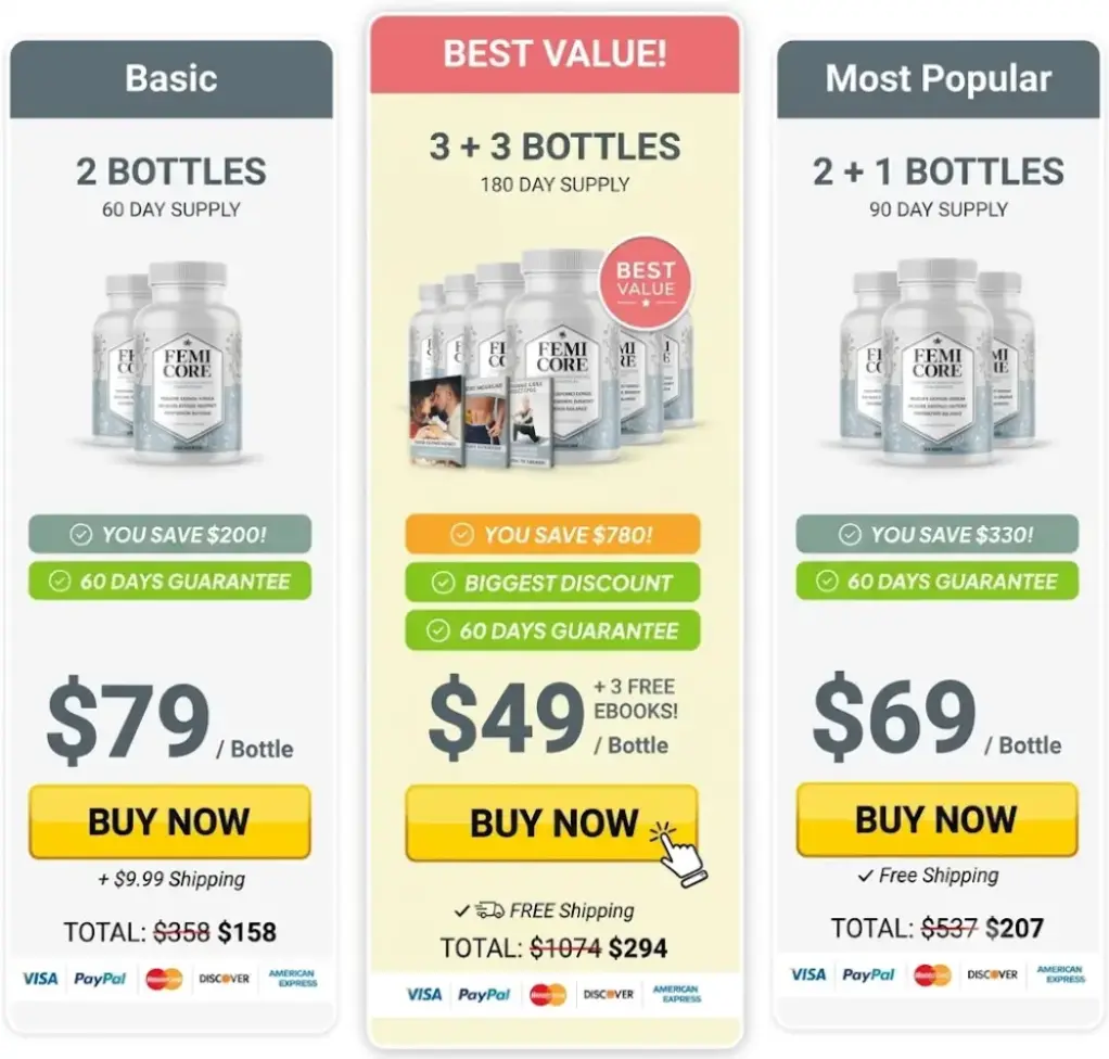 Package pricing options